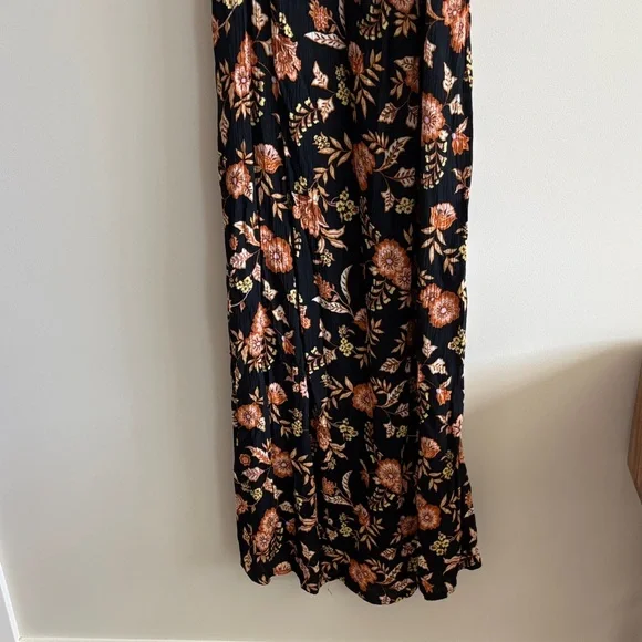 Billabong Black Floral Long Sleeve Dress - Picture 3 of 8